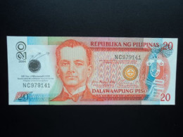 Delcampe - PHILIPPINES * :  20 PISO    (2005) 2004   Signature 17    P A198  **   NEUF - Philippines