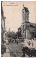 Delcampe - CAR-AIFP13-0557-19 - JUILLAC - Place De La Poste Et L'Eglise - Juillac