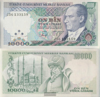 Delcampe - Turkey Pick-number: 200, Prefix Youngest Uncirculated 1989 10.000 Lira - Turkey