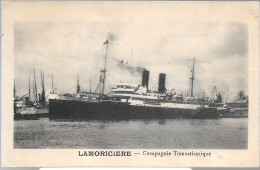 Delcampe - CPA-1925-PAQUEBOT-Cie CGT-LAMORICIERE-Alger/Marseille-Coule Vers Ibiza Tempete 01-1942-Edit Grimaud-TBE-Edit LL-TBE-RARE - Dampfer