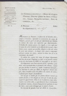 Delcampe - Circulaire Datée 26 Mars1812 Du Directeur Général Des Ponts & Chaussées, Canaux, … à Propos De La Construction Des Route - Decreti & Leggi