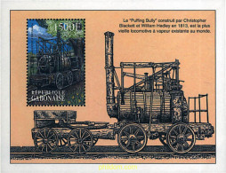 Delcampe - 596097 MNH GABON 2000 GRANDES TRENES DEL MUNDO - Gabun (1960-...)