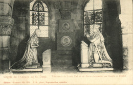 Delcampe - CPA Crypte De L Abbaye De Saint Denis Tombeau De Louis XVI Et De Marie Antoinette Par Gaulle Et Petitot - Saint Denis
