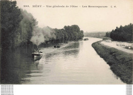 Delcampe - 95 - MERY SUR OISE - S07977 - Vue Générale De L'Oise - Les Remorqueurs - Mery Sur Oise
