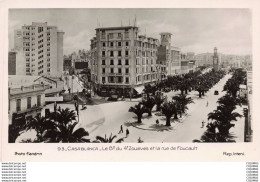 Delcampe - MAROC - S06845 - Casablanca - Le Bd Du 4e Zouaves Et Le Rue De Foucault - - Casablanca