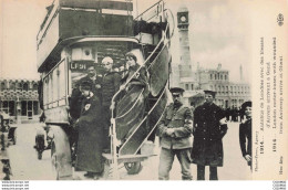 Delcampe - BELGIQUE - S06829 - Autobus De Londres Avec Des Blessés D'Anvers Arrivant à  Gand - Gent