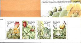 Delcampe - PORTUGAL, 1992, SUBTROPICAL FRUITS AND PLANTS, MF C.83, BOOKLET, MNH - Carnets