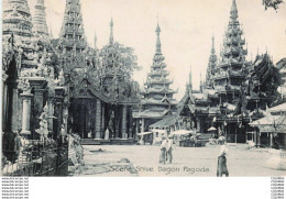 Delcampe - ASIE - S06855 - Scene Shive Dagon Pagoda - En L'état - - Myanmar (Burma)