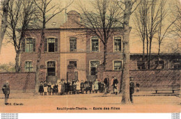 Delcampe - 60 - NEUILLY EN THELLE - S06800 - Ecole Des Filles - Carte Toilée - Sonstige & Ohne Zuordnung