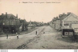 Delcampe - 60 - NOYON - S06796 - Avant La Guerre - Quartier Saint Jacques - Brasserie Cellee Lagant - Noyon