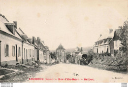 Delcampe - 80 - LUCHEUX - S07854 - Rue D'En Haut - Beffroi - Lucheux