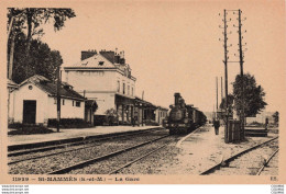 Delcampe - 77 - ST MAMMES - S07839 - La Gare - Train - Saint Mammes