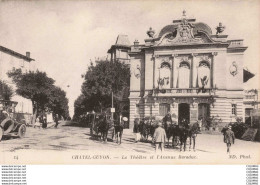 Delcampe - 63 - CHATEL GUYON - S07805 - Le Théâtre Et L'Avenue Baraduc - - Châtel-Guyon