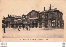 Delcampe - 29 - BREST - S07761 - La Gare De L'Ouest Etat - - Brest