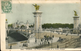 Delcampe - Paris CPA Le Pont Alexandre Et Le Petit Palais - Paris (08)