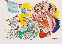 Delcampe - Humour Humorous Postcard Carte Postale Humoristique Bandes Dessinées BD Comics Nothof Insults Like Arrows Caricature - Humour