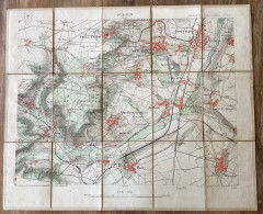 Delcampe - Carte De L’Etat Major - 1887 - SCEAUX (SEVRÉS / Hauts De Seine) Environs De Paris - 1/20 000e - Mapas Topográficas