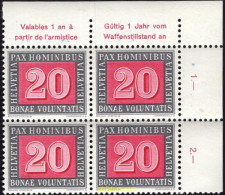 Delcampe - 667429 MNH SUIZA 1945 SERIE DE LA PAZ - Ungebraucht