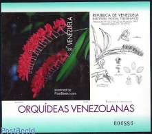 Delcampe - Venezuela 1997 Orchids S/s, Mint NH, Nature - Flowers & Plants - Orchids - Venezuela