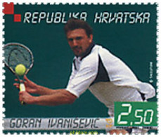 Delcampe - 81157 MNH CROACIA 2001 GANADOR DEL TROFEO DE WIMBLEDON 2001 - Tennis
