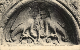 Delcampe - CPA Chartres Decoration Du Tympan D'Une Fenetre D'Une Maison Du 13eme - Chartres