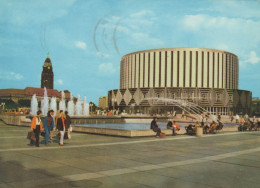Delcampe - Germany Dresden Prager Straße Kino Modern Architecture Fountain People *YAS815 - Dresden