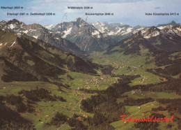 Delcampe - Austria Kleinwalsertal Valley Austrian Alps Panoramic View Of Mountains *YAS737 - Kleinwalsertal