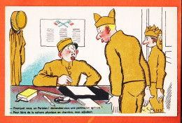 Delcampe - 27500 ◉ Humour Bidasse ◉ Illustration SPAHN ◉ Parisien Permission Agricole Pour Culture Physique ◉ Série M-125 P-C - Humor