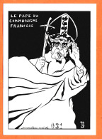 Delcampe - 27998  ◉ Caricature Georges MARCHAIS ◉ Le Pape Du Communisme Français ◉ JIHEL- LARDIE 1981s ◉ Ex. Numéroté 31/100 - Satirische
