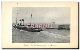 Delcampe - CPA Dieppe Depart Du Bateau Pour Newhaven - Dieppe