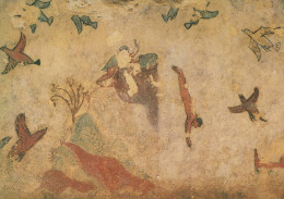 Delcampe - Italia TARQUINIA Affresco Etrusco Tomba Caccia E Pesca Tuffatore Postata #PBD701 - Aprilia