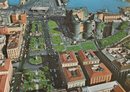 Delcampe - Italia Napoli Campania Maschio Angioino Piazza Municipio E Porto #PBD702 - Marano Di Napoli