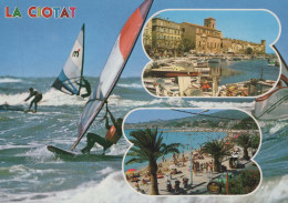 Delcampe - France La Ciotat Surf Port Plage Animée #PBD648 - La Ciotat