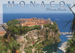 Delcampe - Monaco Principauté Du Rocher Vue Panoramique Ville Port #PBD713 - Wirtschaften & Restaurants