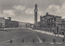 Delcampe - Italia Siena Toscana Piazza Del Campo Palazzo Pubblico E Torre Unposted #PBD605 - Siena
