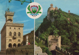 Delcampe - San Marino San Marino Repubblica DI Architettura Palazzo Pubblico E #PBD570 - San Marino