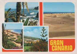 Delcampe - ESPAÑA Gran Canaria Canarias Vistas Variadas Playas Dunas Y Hotel #PBD534 - Gran Canaria