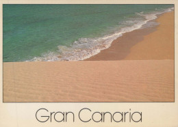Delcampe - ESPAÑA Gran Canaria Islas Canarias Dunas Mar Y Olas Paisaje Costero #PBD531 - Gran Canaria