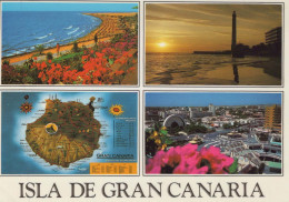 Delcampe - ESPAÑA Gran Canaria Vistas De Playa Del Inglés Faro Maspalomas #PBD532 - Gran Canaria