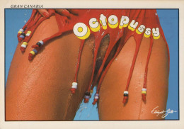 Delcampe - ESPAÑA Gran Canaria Islas Canarias Figura Femenina En Bañador Octopussy #PBD507 - Gran Canaria