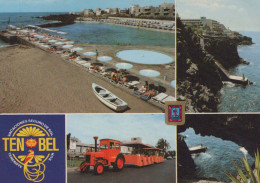 Delcampe - ESPAÑA Las Galletas Canarias Complejo Ten Bel Playas Piscinas Y Tren #PBD500 - Tenerife