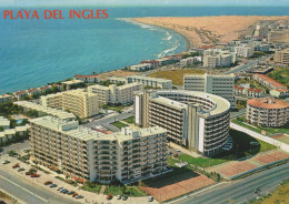 Delcampe - ESPAÑA Playa Del Inglés Islas Canarias Vista Aérea Resort Costero #PBD470 - Gran Canaria