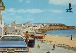 Delcampe - ESPAÑA Playa Blanca Islas Canarias Paisaje Costero Pueblo Blanco #PBD452 - Lanzarote