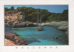 Delcampe - ESPAÑA Palma DE Mallorca Islas Baleares Cala S Amonia Velero #PBD396 - Palma De Mallorca