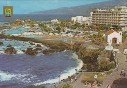 Delcampe - ESPAÑA Puerto De La Cruz Panorámica Costera Lido Martianez Hoteles #PBD400 - Tenerife