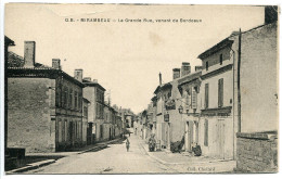 Delcampe - CHARENTE MARITIME ○ CPA Non écrite ○ MIRAMBEAU La Grande Rue Venant De Bordeaux ○ Collection Chotard - Mirambeau