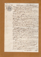 Delcampe - VP24.773 -  Empire - MOUTIERS - LES - MAUXFAITS - Acte De 1866 - M. MALLET X POIRAUD à SAINT - VINCENT - SUR - GRAON - Manoscritti