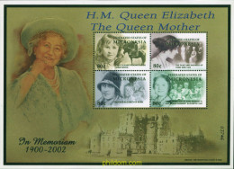 Delcampe - 338156 MNH MICRONESIA 2002 HOMENAJE A LA REINA MADRE - Pferde