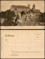Delcampe - Ansichtskarte Nürnberg Blick über Die Dächer Zur Nürnberger Burg 1908 - Nürnberg