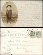 Delcampe - Fotografie Kind   (Frankreich) 1903 Privatfoto    Stempel LYON (nach München) - Abbildungen
